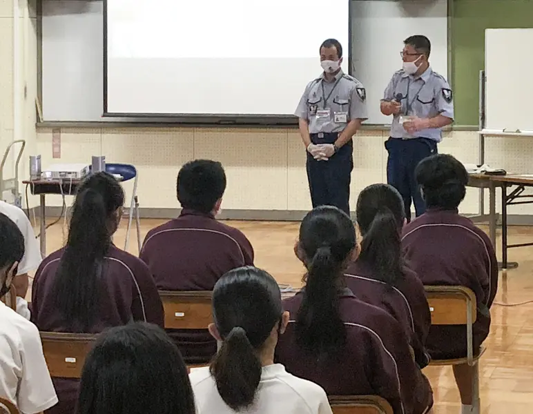 防犯教室の様子