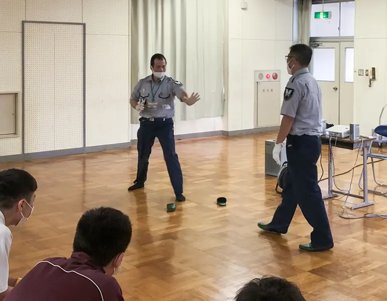防犯教室の様子